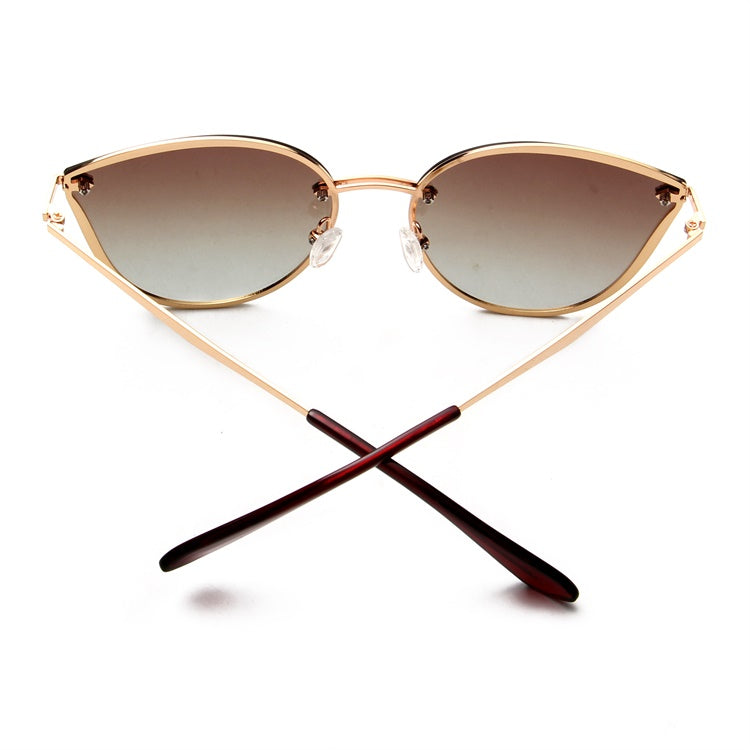 Tiara-  "Tahiti Please!" Smokey Quartz Shade European Oversized Ladies Sunglasses - TiaraBleu