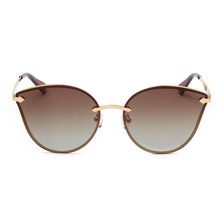 Tiara-  "Tahiti Please!" Smokey Quartz Shade European Oversized Ladies Sunglasses - TiaraBleu